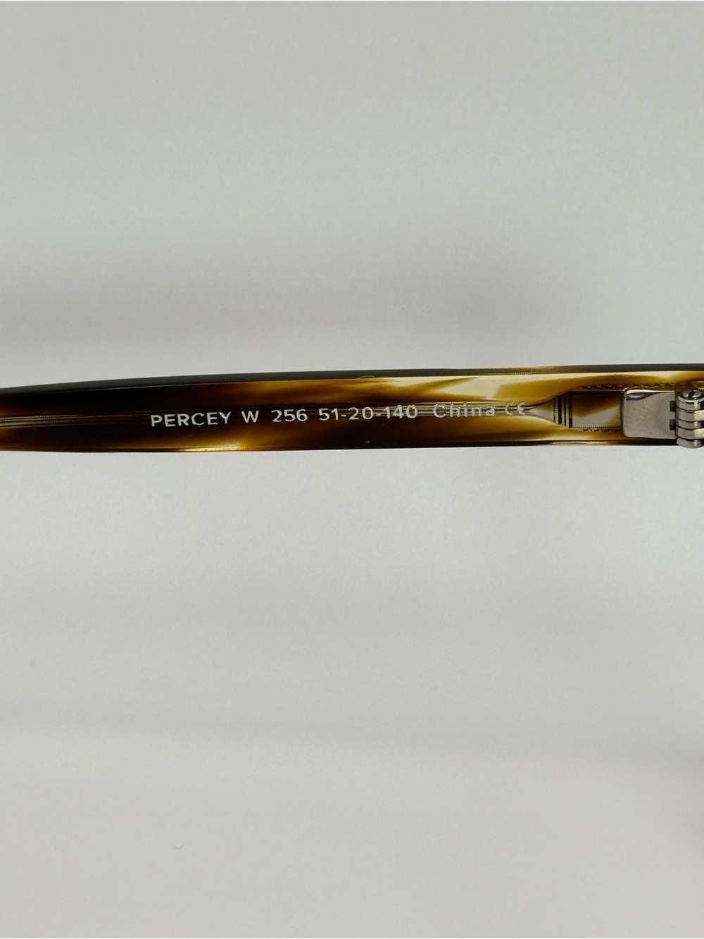 Warby Parker Percey 256 Eyeglasses Tortoise Striped Sassafras Round Frame Wide - Picture 3 of 4